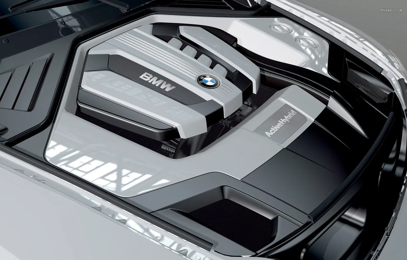 Фото обои BMW, engine, Active Hybrid