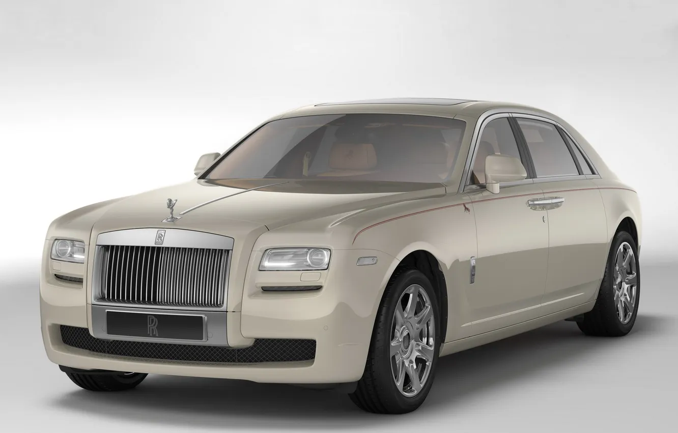 Фото обои Rolls-Royce, Ghost, 2014, роллс-ройс, Majestic Horse