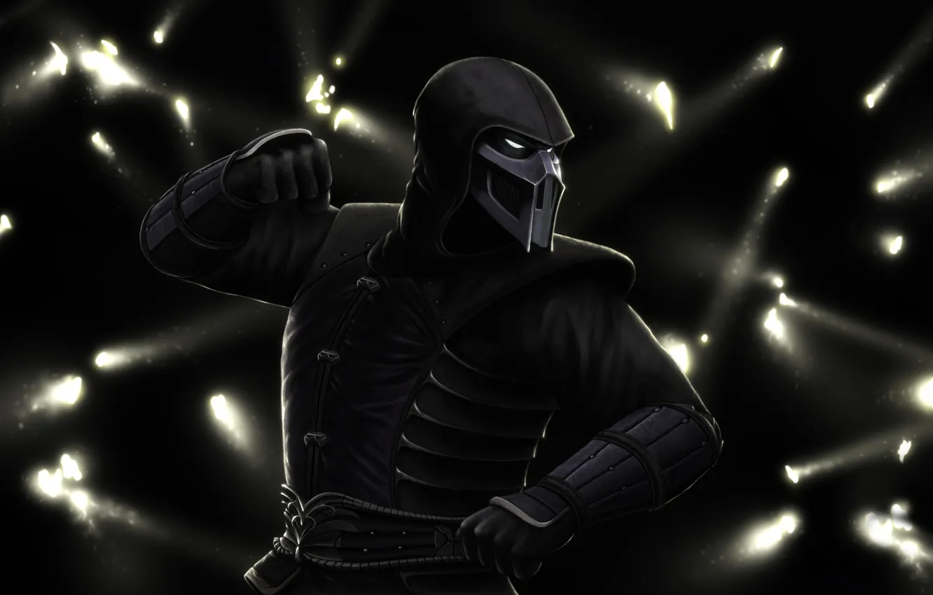 Фото обои тень, боец, ниндзя, Mortal Kombat, Noob Saibot