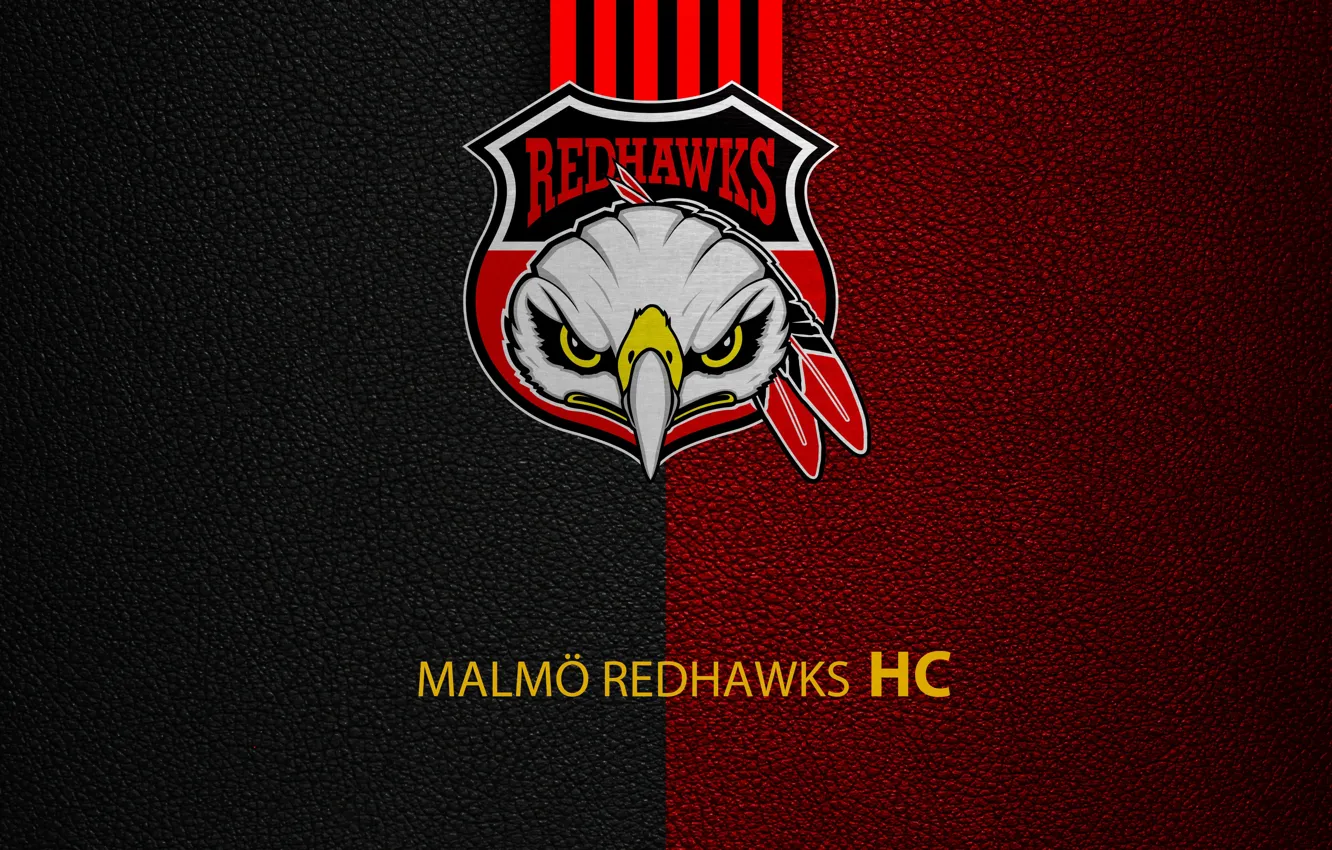 Фото обои wallpaper, sport, logo, hockey, Malmö Redhawks