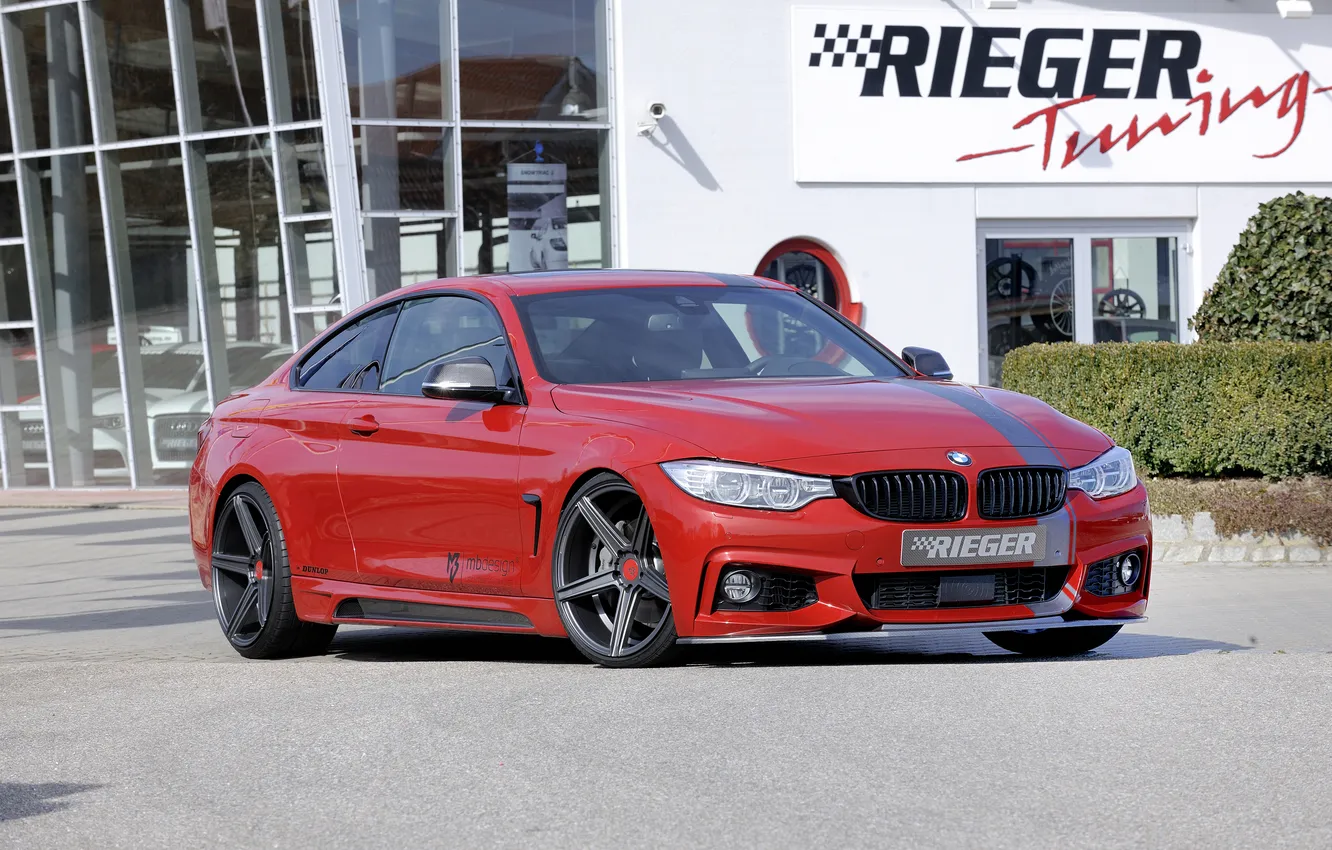 Фото обои бмв, купе, BMW, Coupe, Rieger, 2014, 4 Series, F32