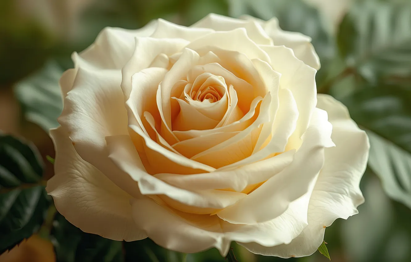 Фото обои rose, white, flowers, bud