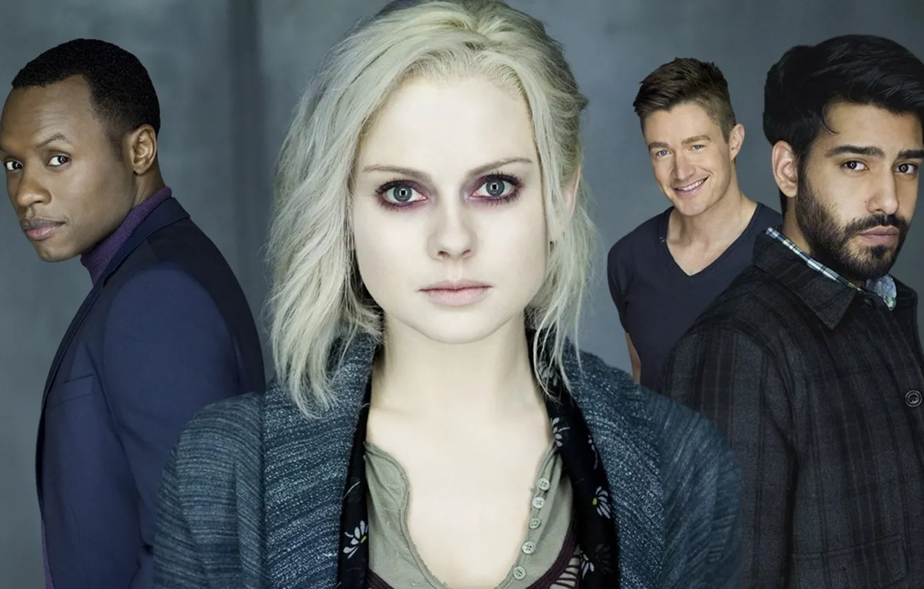 Фото обои взгляд, фон, сериал, актеры, Фильмы, iZombie, Я – зомби