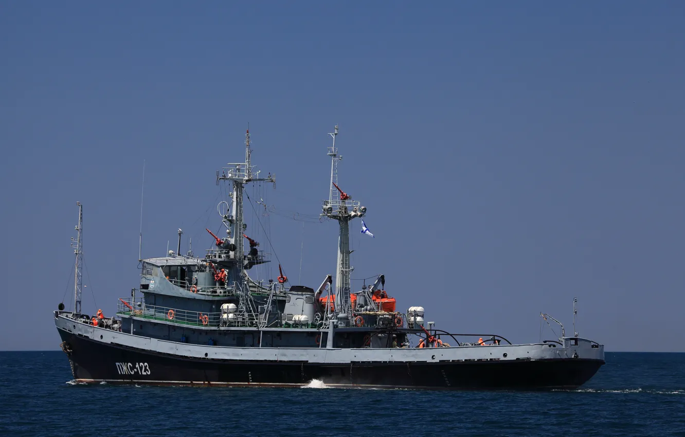Фото обои судно, спасательное, ПЖС-123, пожарное