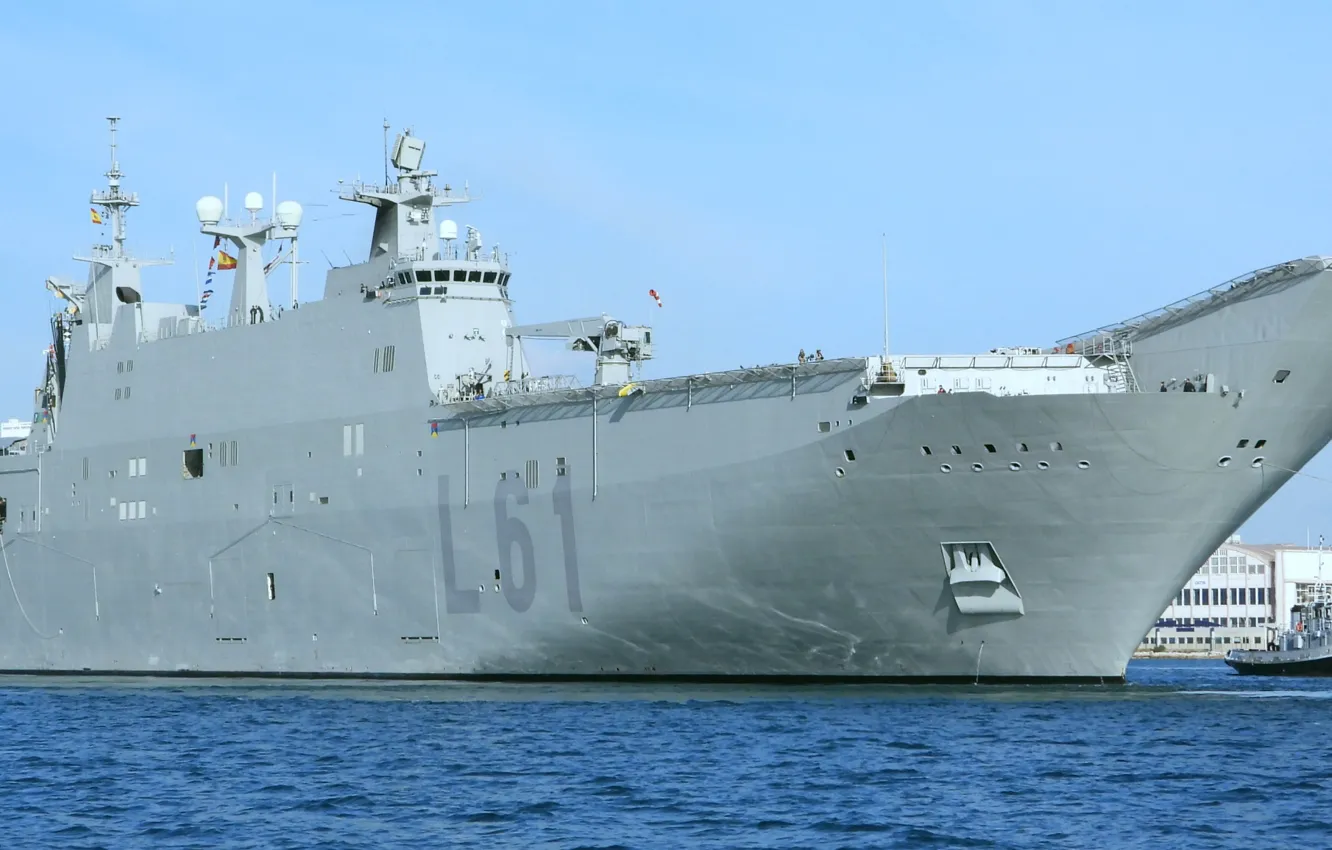 Фото обои УДК, ВМС Испании, Juan Carlos l, L61