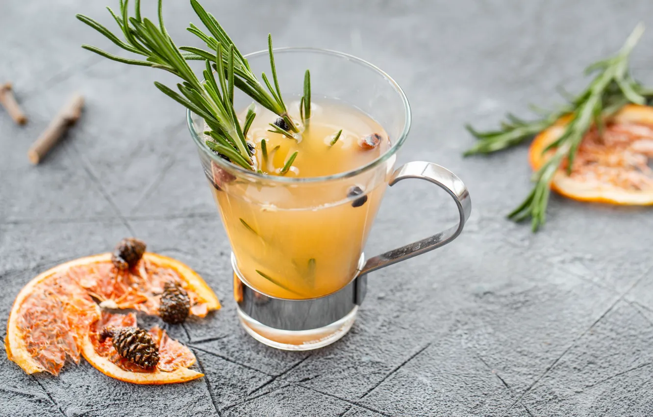 Фото обои коктейль, цитрус, напиток