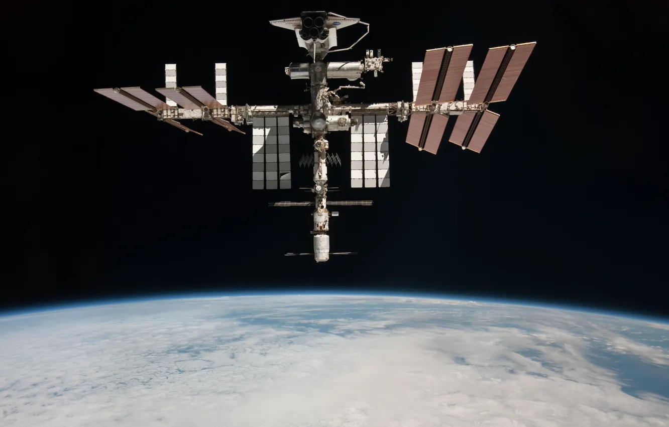 Фото обои space, NASA, 2011, Shuttle, Endeavour, The International Space Station