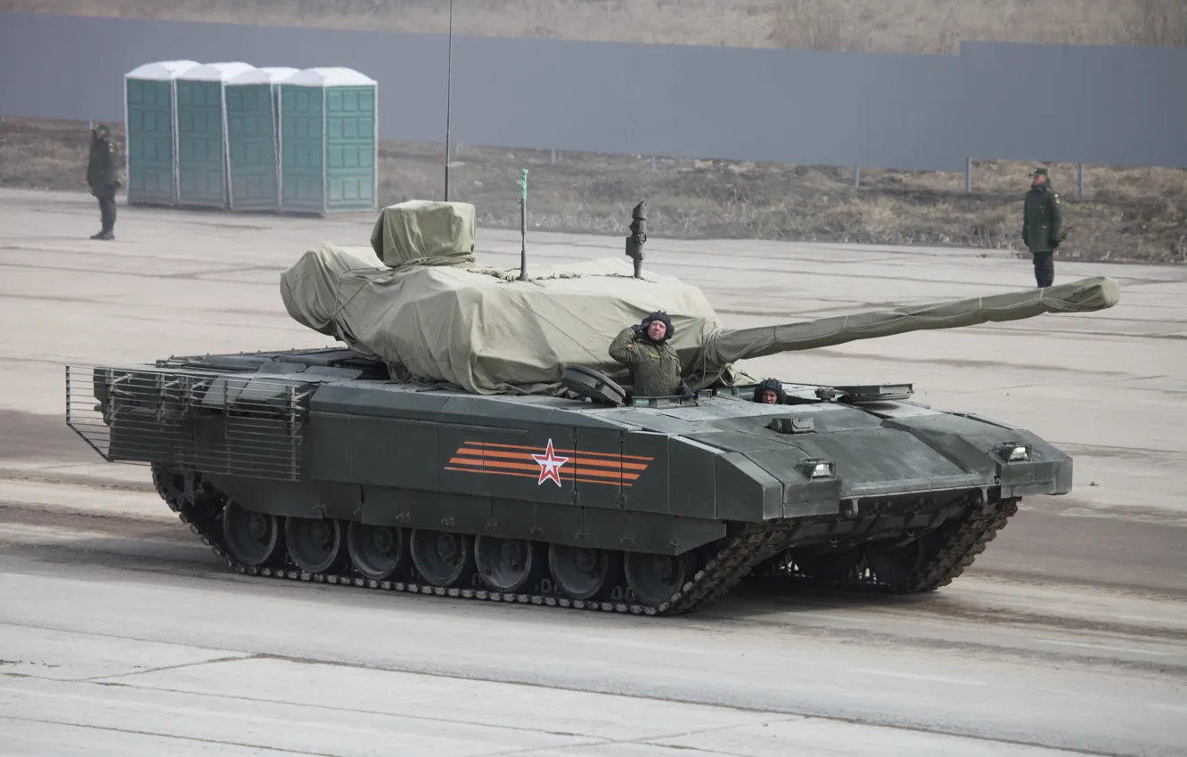 Фото обои бронетехника, боевой танк, Армата, Т-14