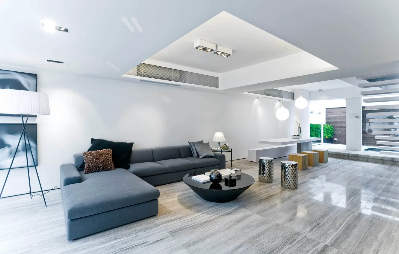 Фото обои дизайн, стиль, интерьер, минимализм, жилая комната