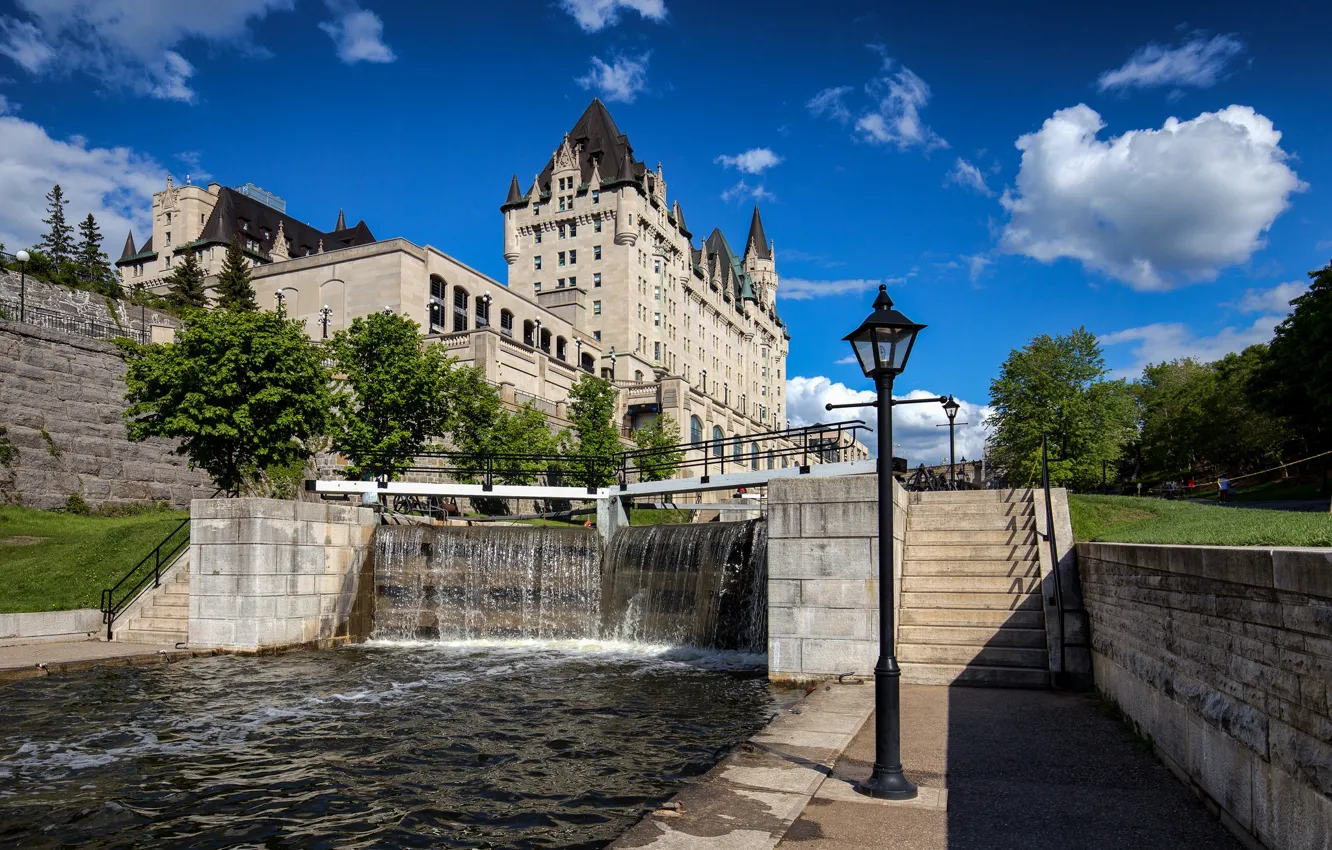 Фото обои Канада, Ottawa, Оттава, Canal Rideau