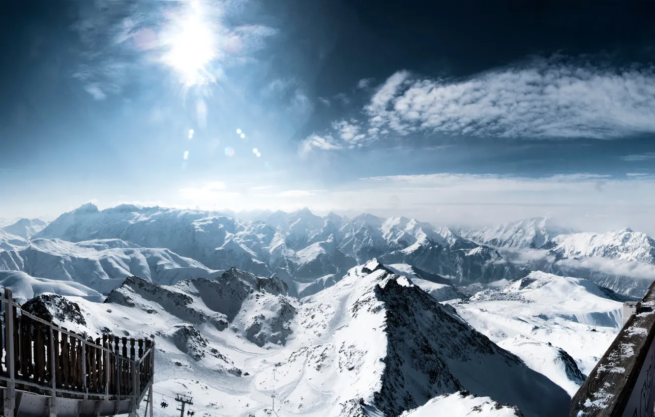 Фото обои горы, Альпы, Alps