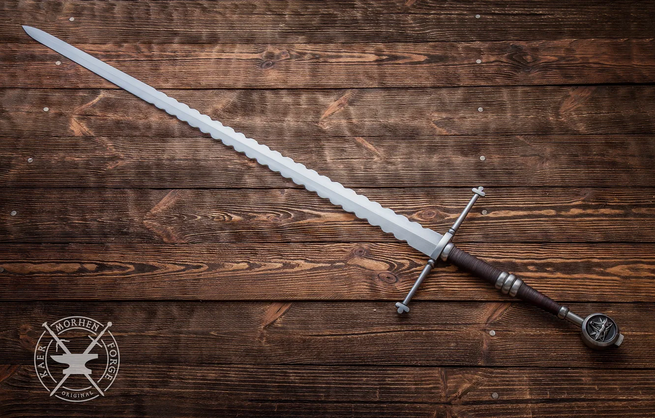 Фото обои The Witcher 3 Wild Hunt, Фламберг, Меч Геральта, Меч ведьмака, Master witcher sword