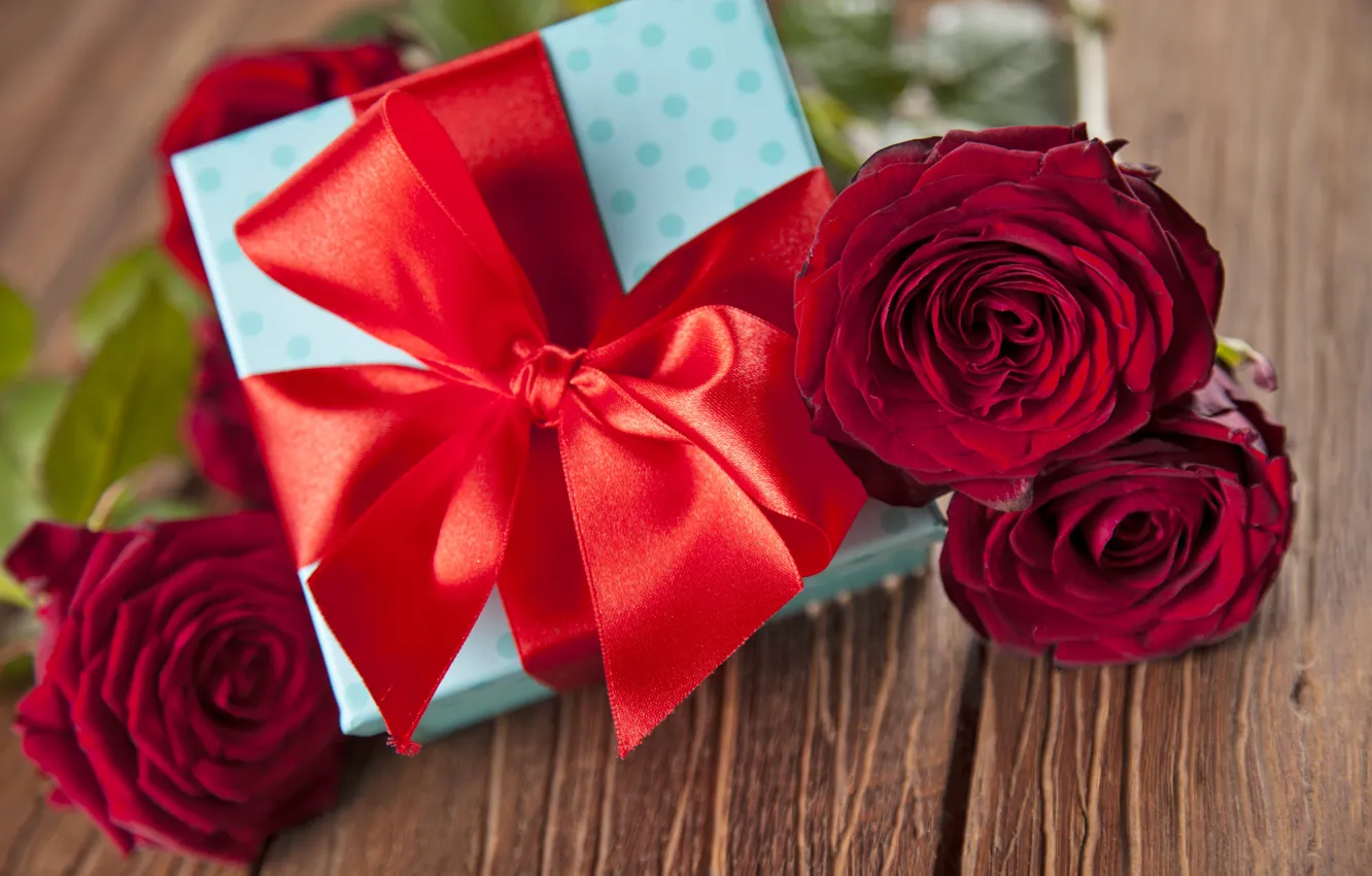 Фото обои red, love, heart, romantic, gift, roses, красные розы, valentine`s day