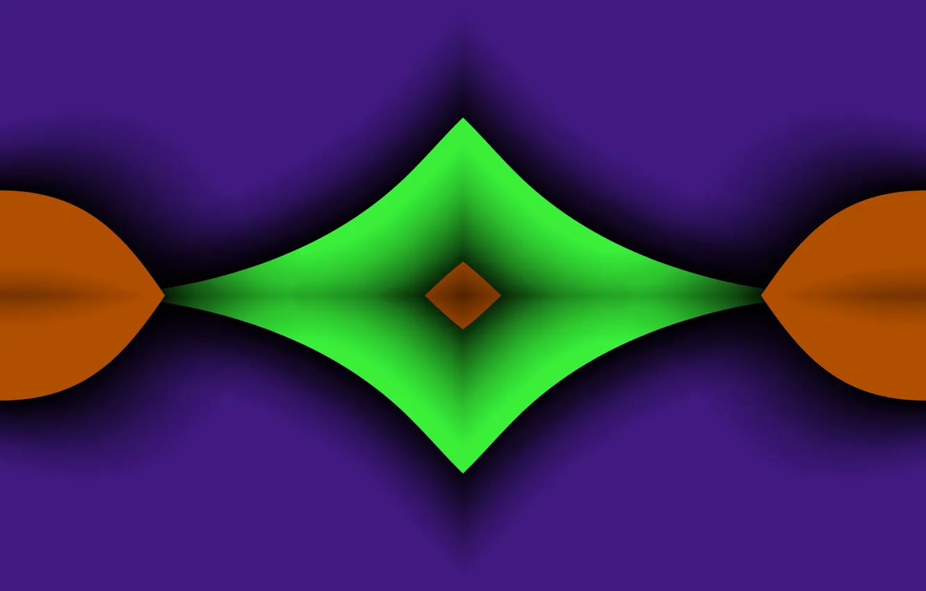 Фото обои цветные, тень, фигура