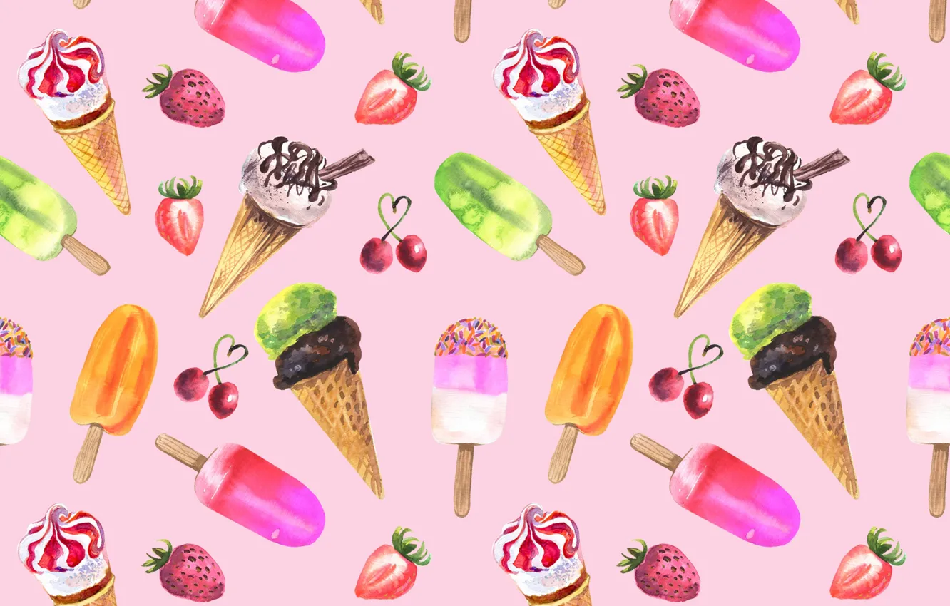 Фото обои фон, мороженое, dessert, ice cream