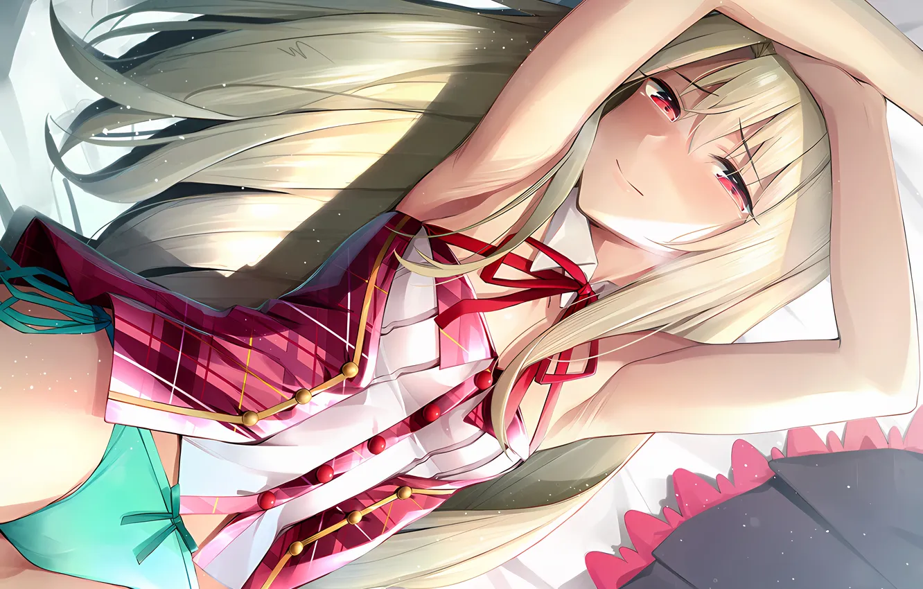 Фото обои girl, sexy, lingerie, pantsu, Fate Stay Night, blouse, panties, long hair