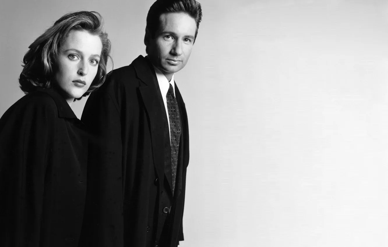 Фото обои сериал, The X-Files, Секретные материалы, Дана, Малдер