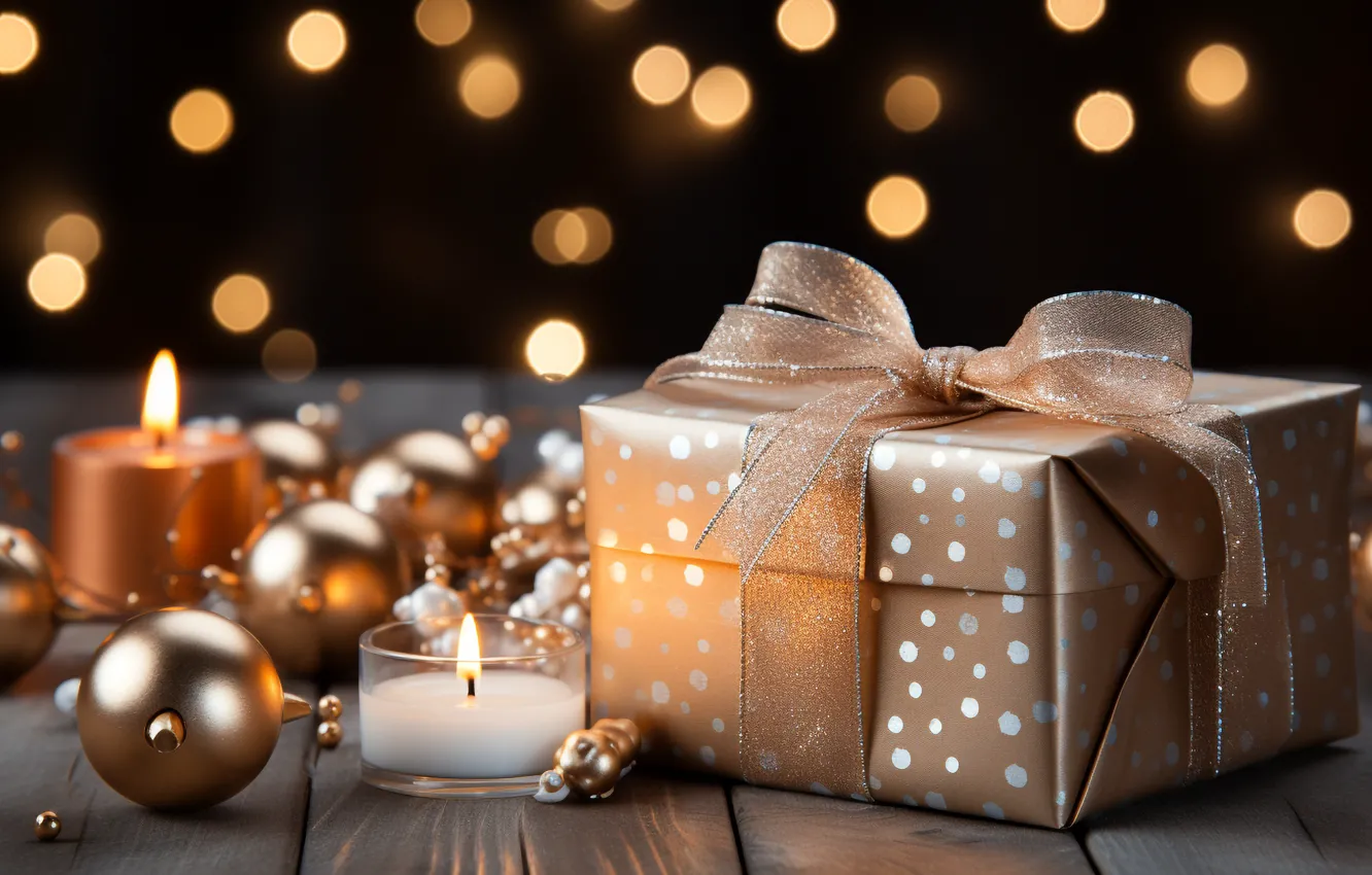 Фото обои украшения, шары, Новый Год, Рождество, подарки, new year, happy, Christmas