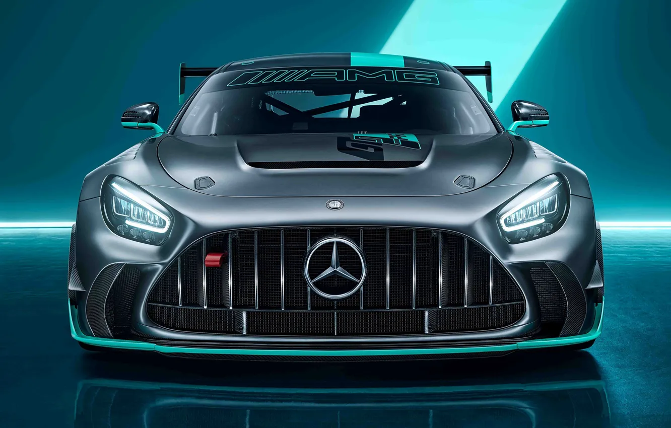 Фото обои Мерседес, Mercedes, AMG, АМГ, трековое купе, 2024, Mercedes-AMG GT2 Pro