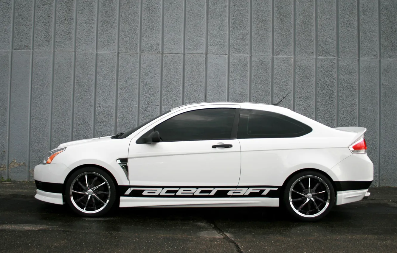 Фото обои Concept, Ford, 2008, Saleen, Focus, вид сбоку, RC2, Racecraft
