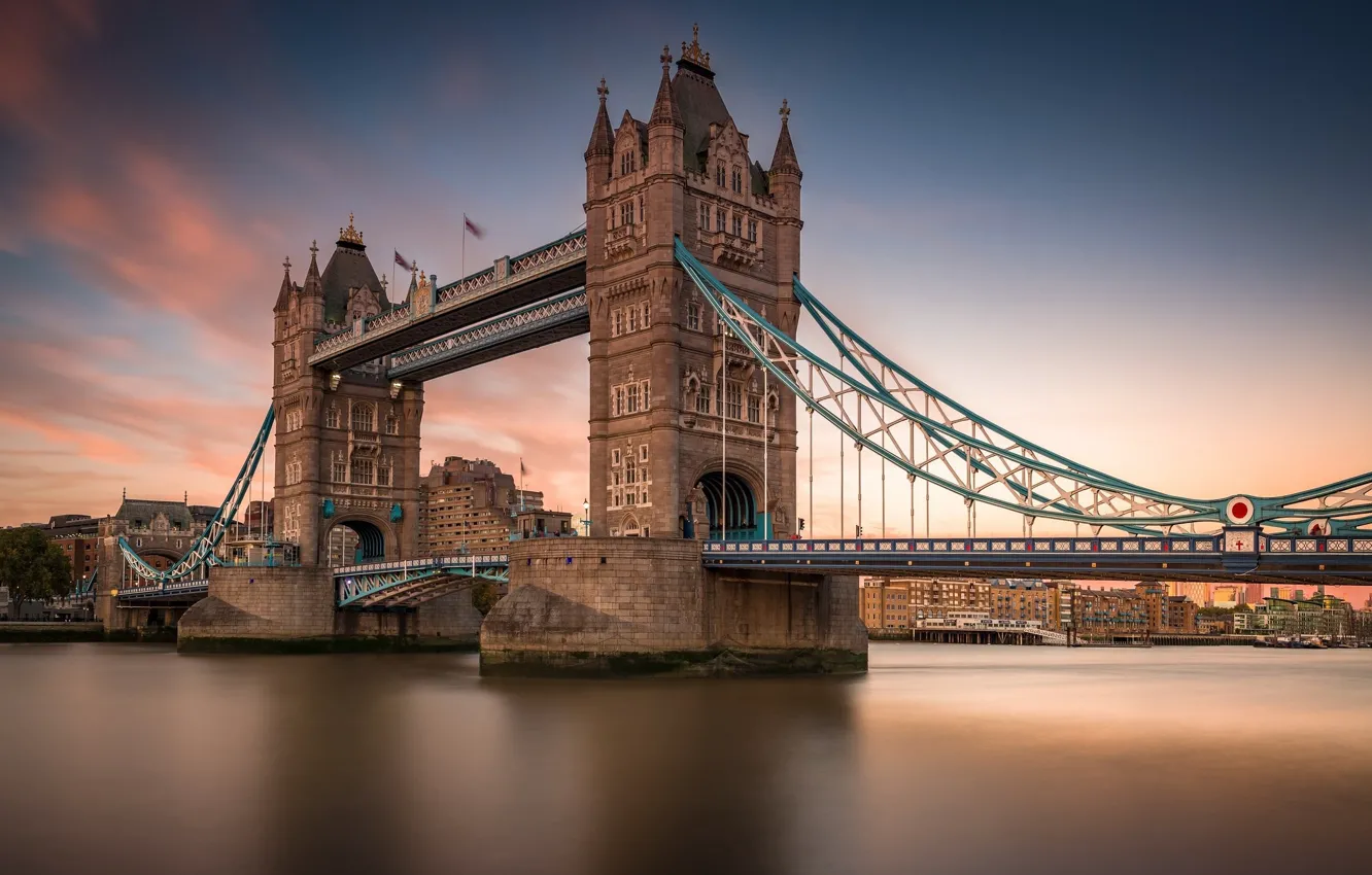 Фото обои Лондон, Великобритания, Tower Bridge London