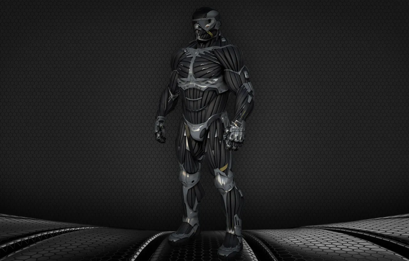 Фото обои Crysis, USA, game, Crysis 2, texture, man, nanosuit, hero