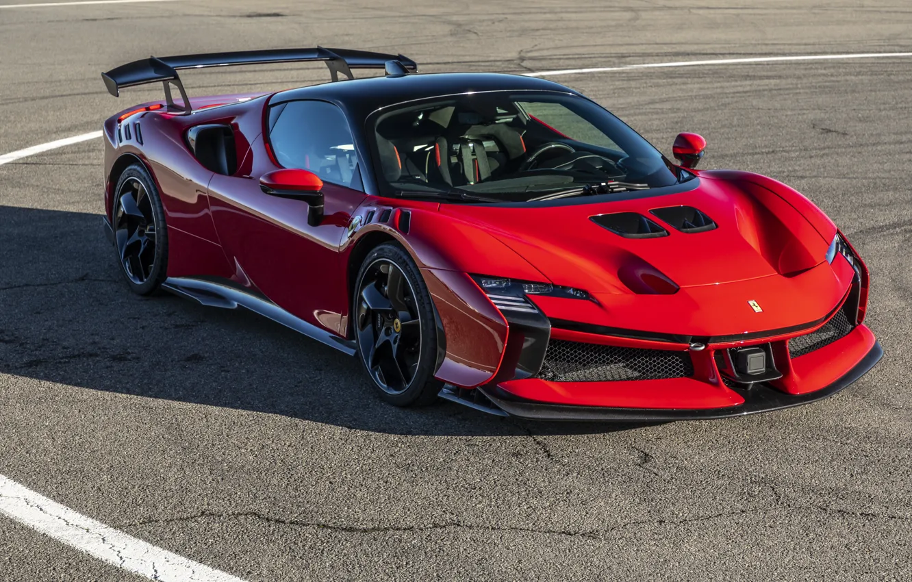 Фото обои Ferrari, front view, SF90, Ferrari SF90 XX Stradale