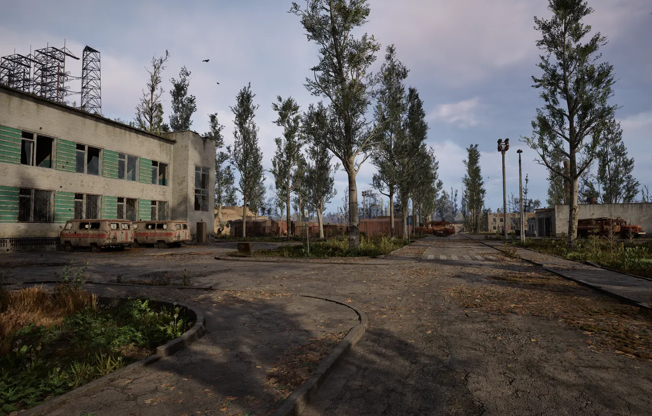 Фото обои Сталкер, Сталкер 2, Stalker 2, Больница, S.T.A.L.K.E.R. 2: Heart of Chornobyl