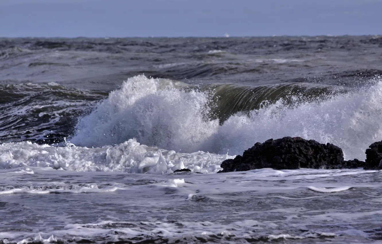 Фото обои Природа, Море, Волны, Nature, Sea