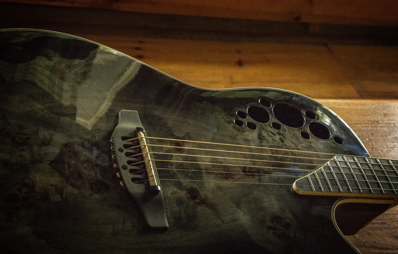 Фото обои music, guitar, country, acoustic guitar, Ovation, Kide FotoArt, Elite Plus