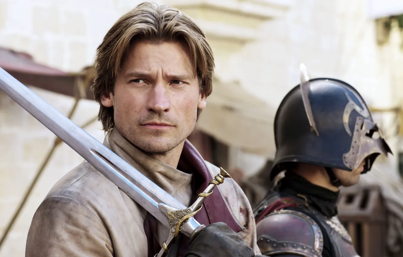 Фото обои меч, актер, шлем, персонаж, Игра Престолов, Game of Thrones