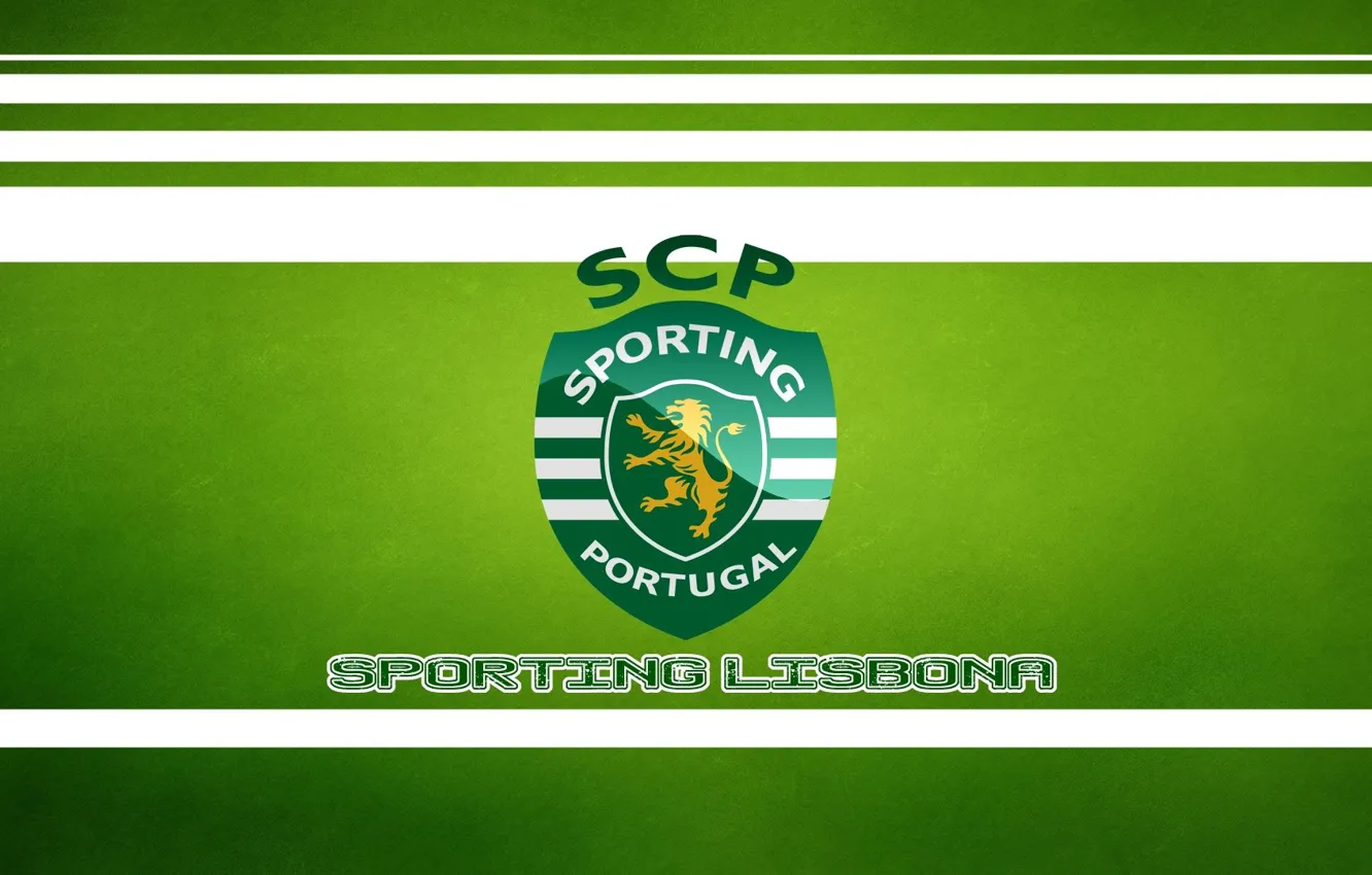 Фото обои wallpaper, sport, logo, football, Sporting CP