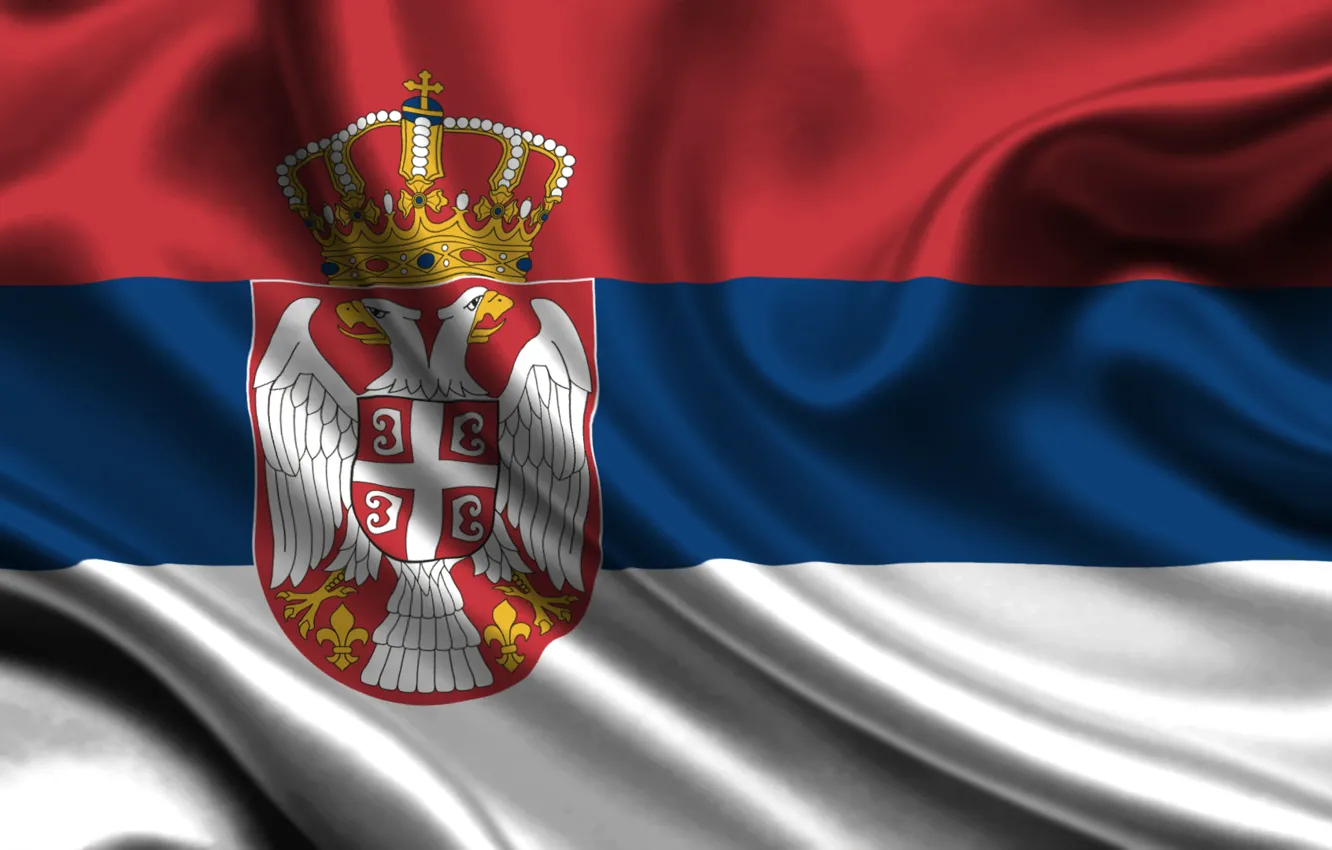 Фото обои флаг, Сербия, serbia