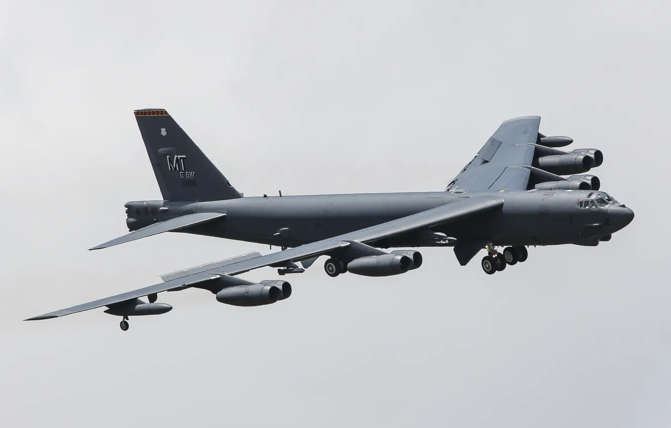Фото обои полет, Boeing, стратегический, бомбардировщи, тяжёлый, Stratofortress, B-52H