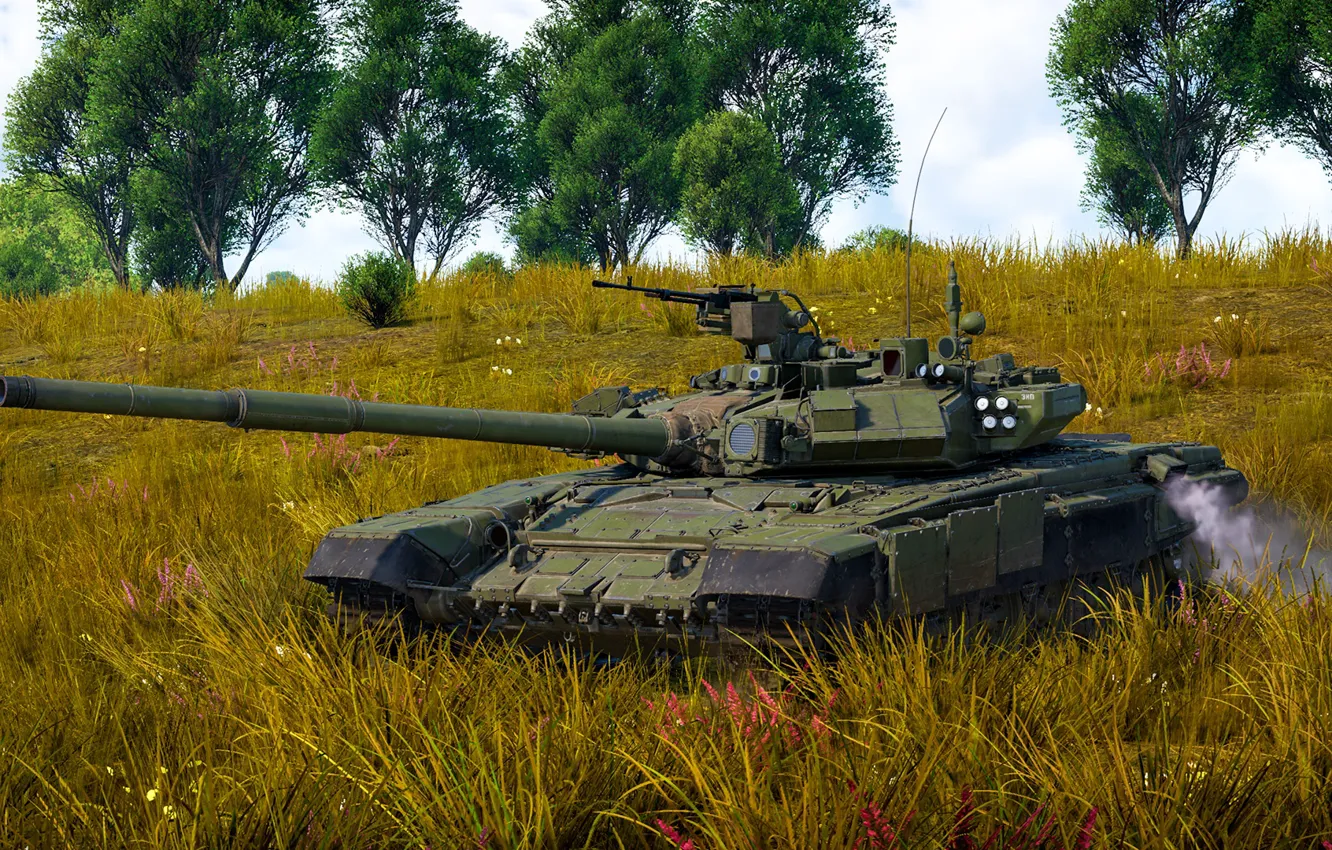 Фото обои Россия, Основной боевой танк, Т-90А