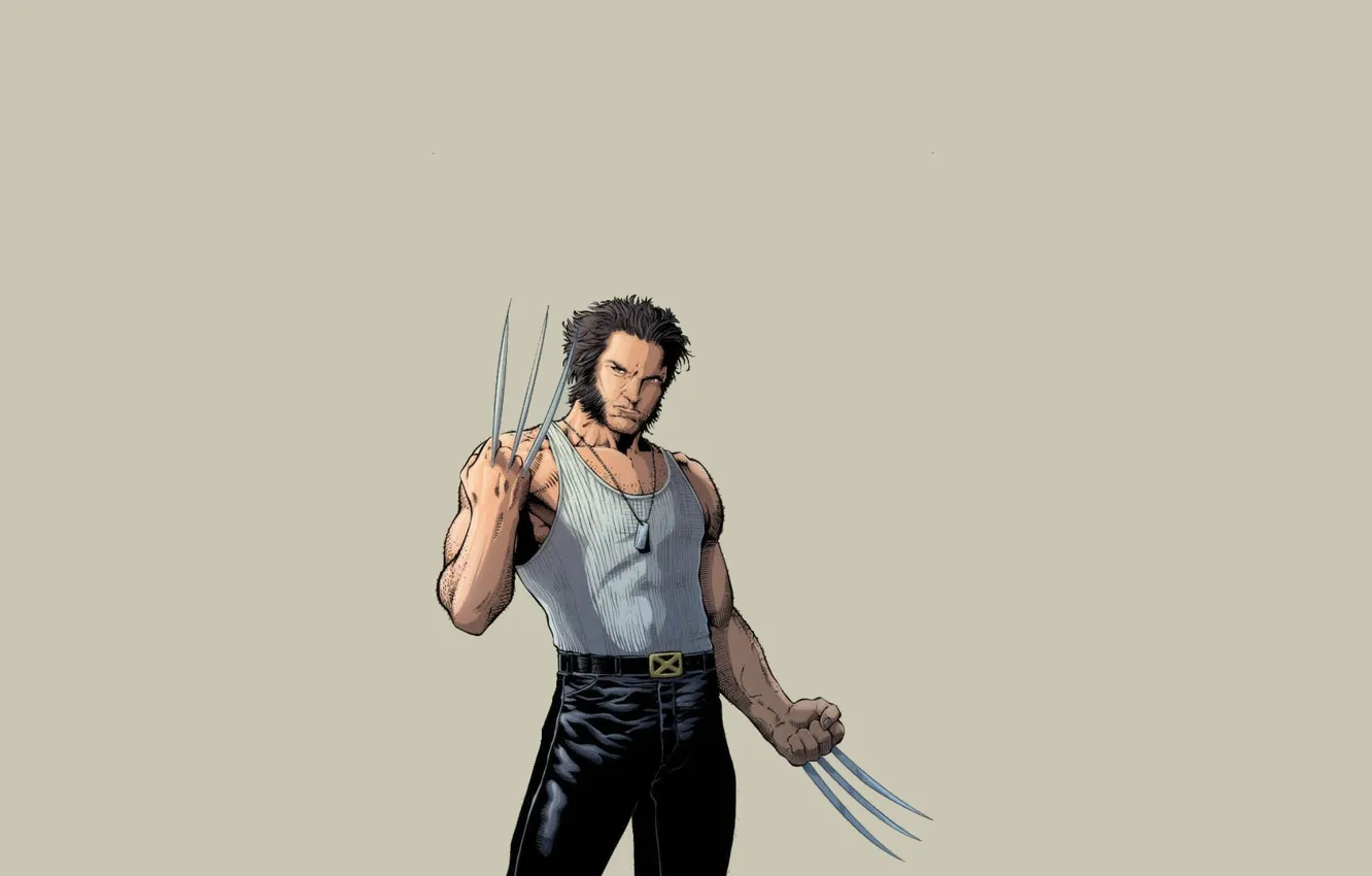 Фото обои Росомаха, Логан, Wolverine, Marvel, James Howlett, Джеймс Хоулетт