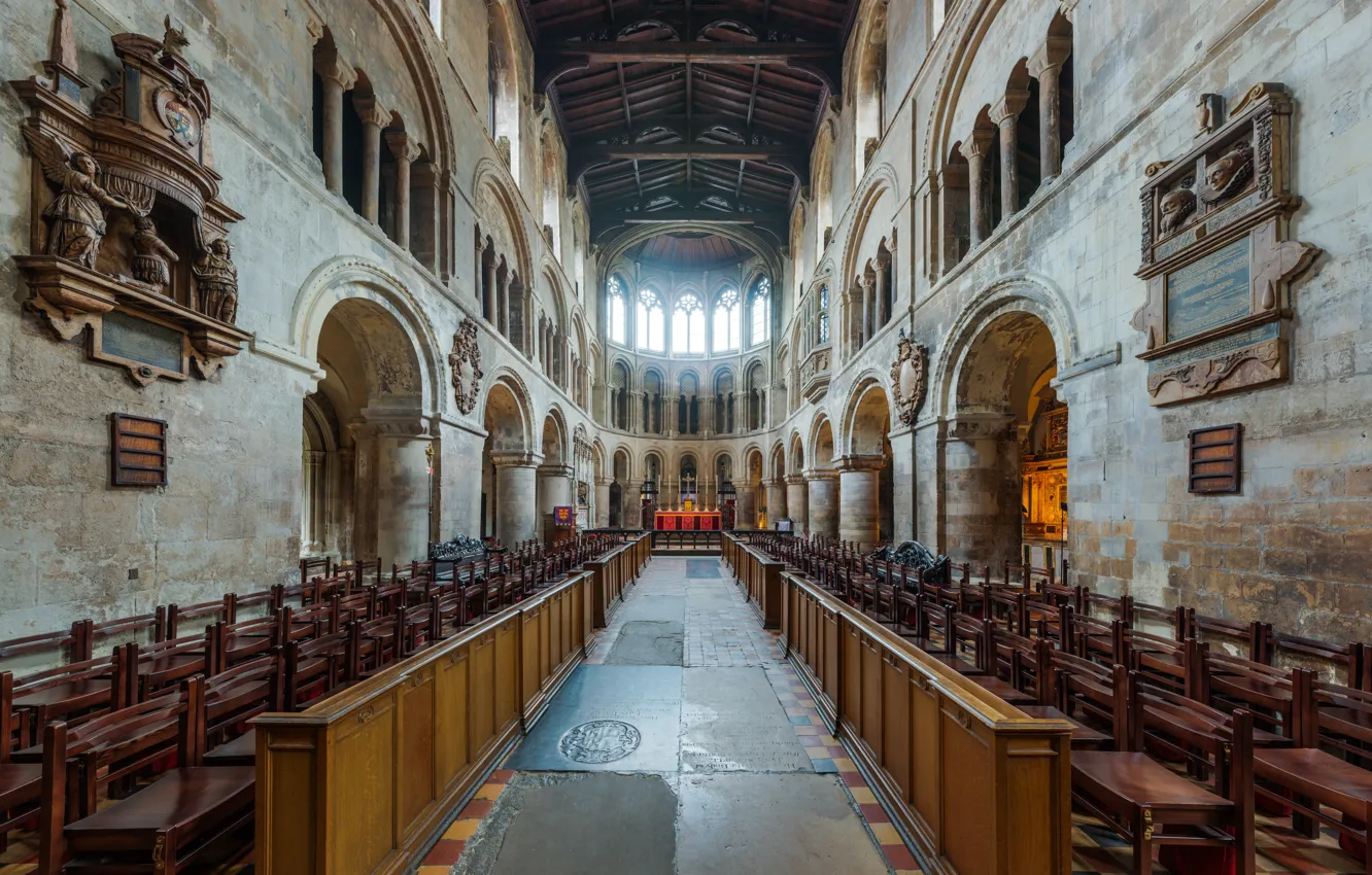 Фото обои interior, London, UK, Diliff, the Great Altar, St Bartholomew