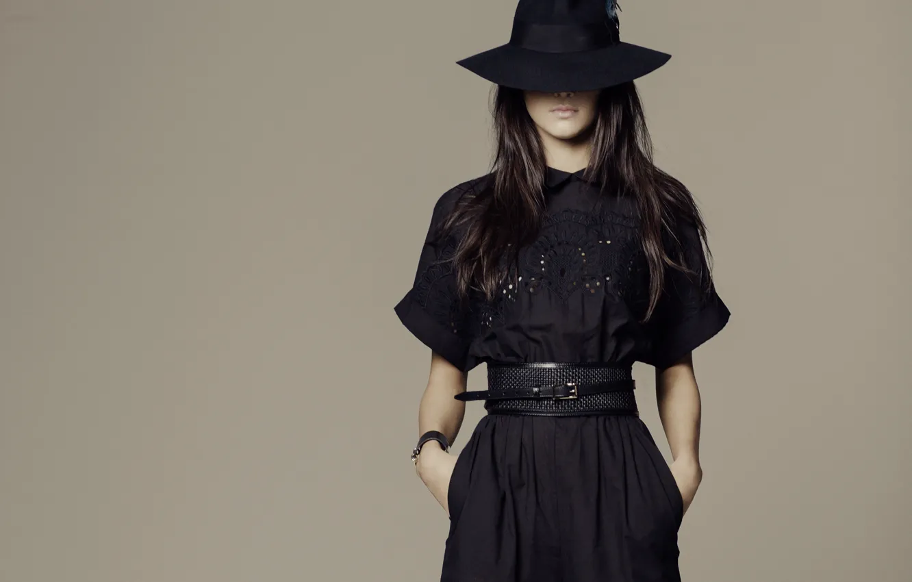Фото обои модель, шляпа, знаменитость, Kendall Jenner