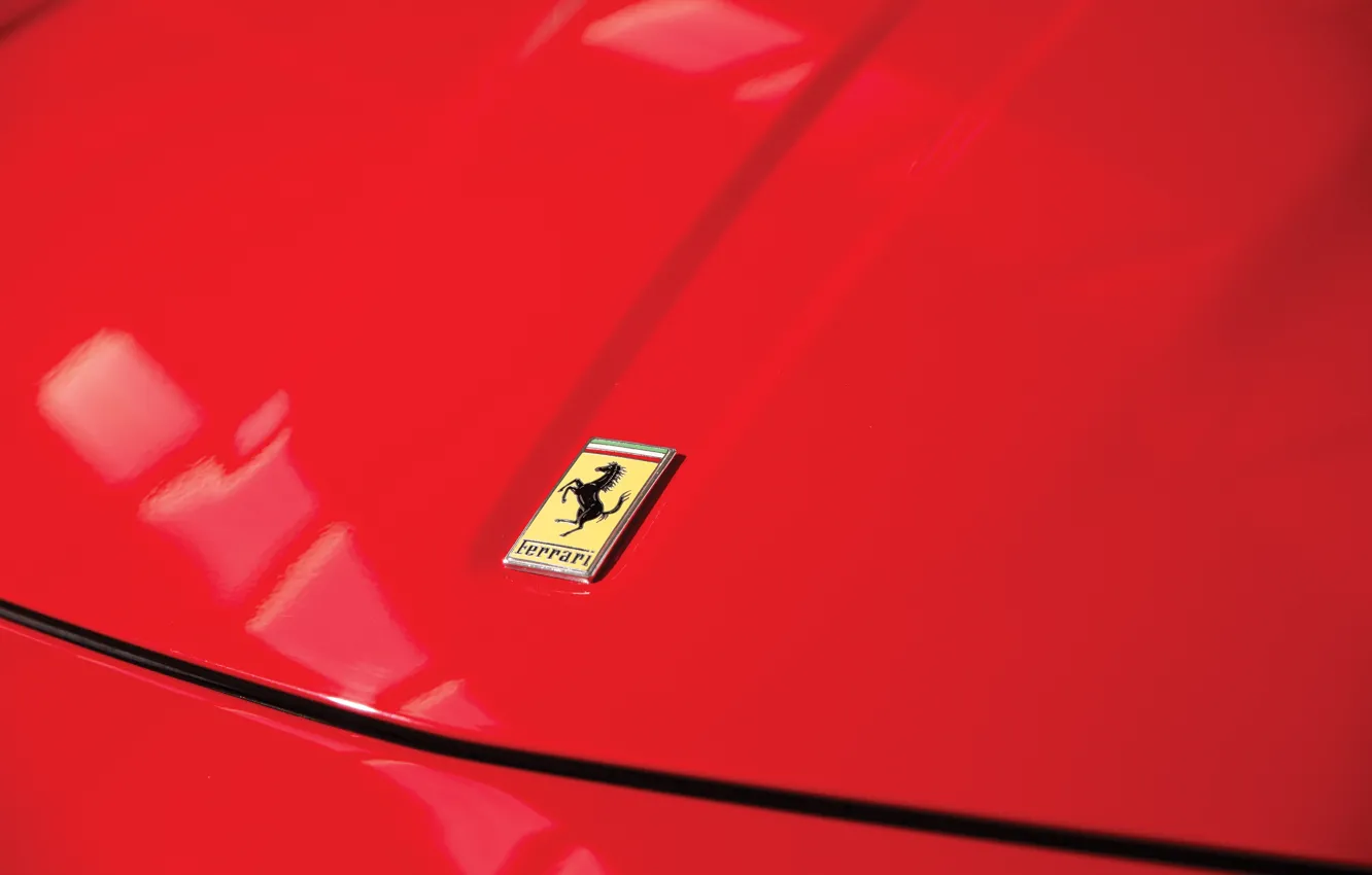 Фото обои Ferrari, logo, 599, Ferrari 599 GTO