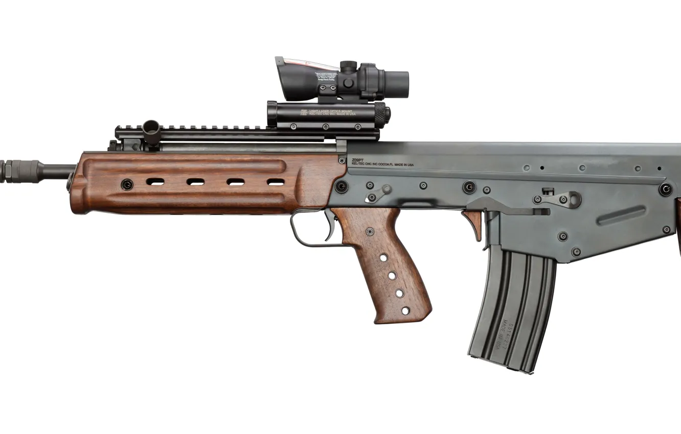 Фото обои metal, gun, weapon, war, wood, charger, NATO, rifle