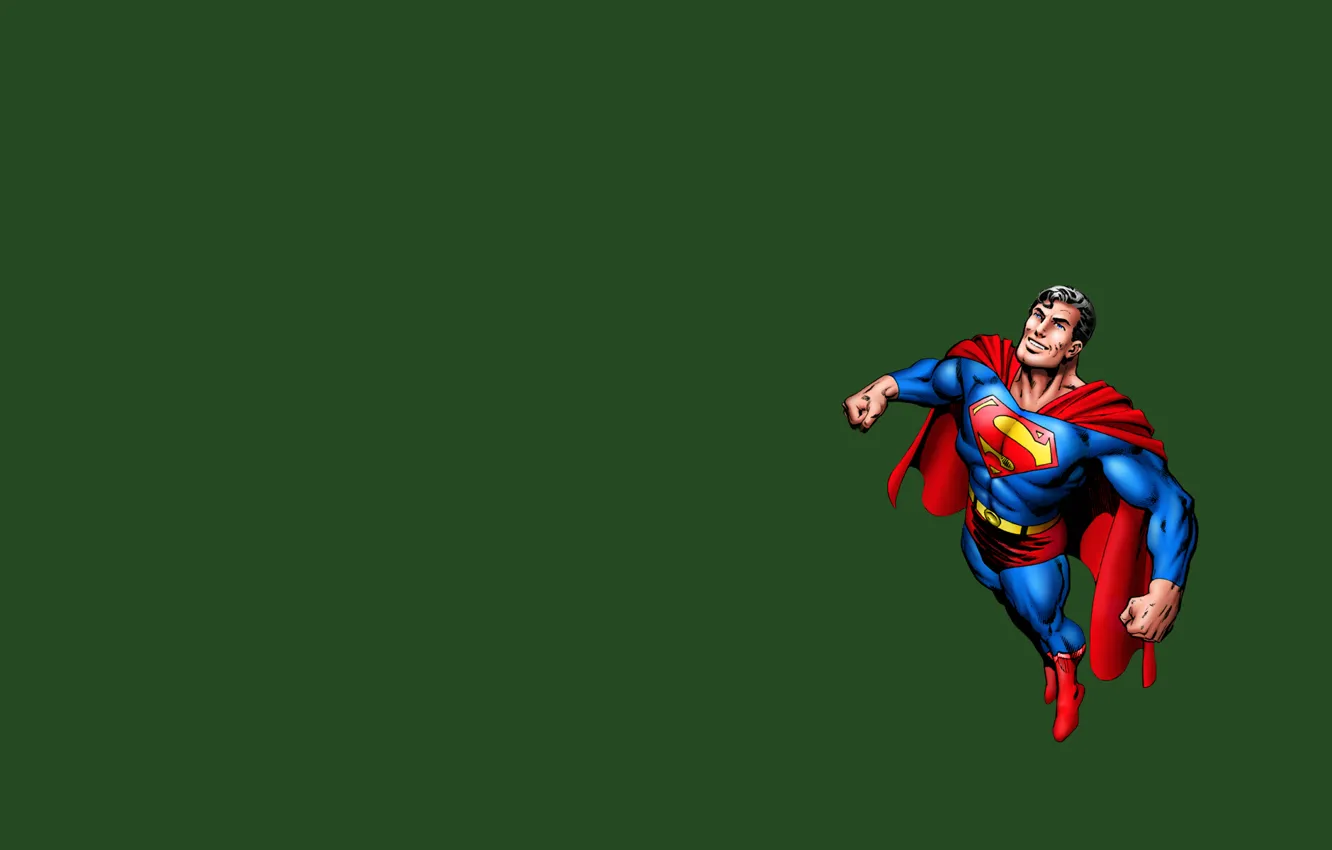 Фото обои Супермен, fly, Superman, hero