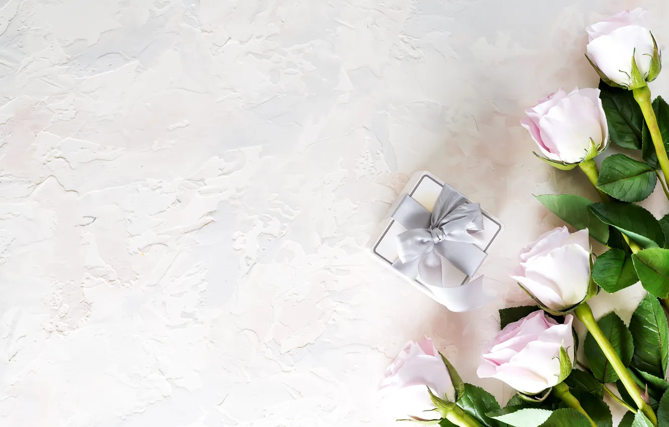 Фото обои фон, день рождения, подарок, розы, Myfoodie