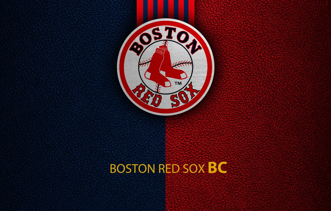 Фото обои wallpaper, sport, logo, baseball, Boston Red Sox
