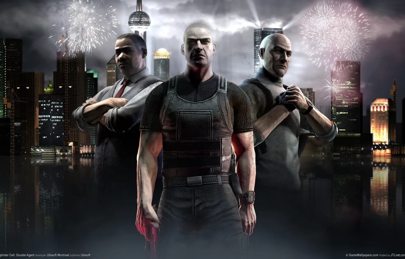 Фото обои splinter cell, shanghai, sam fisher, splinter cell double agent, double agent
