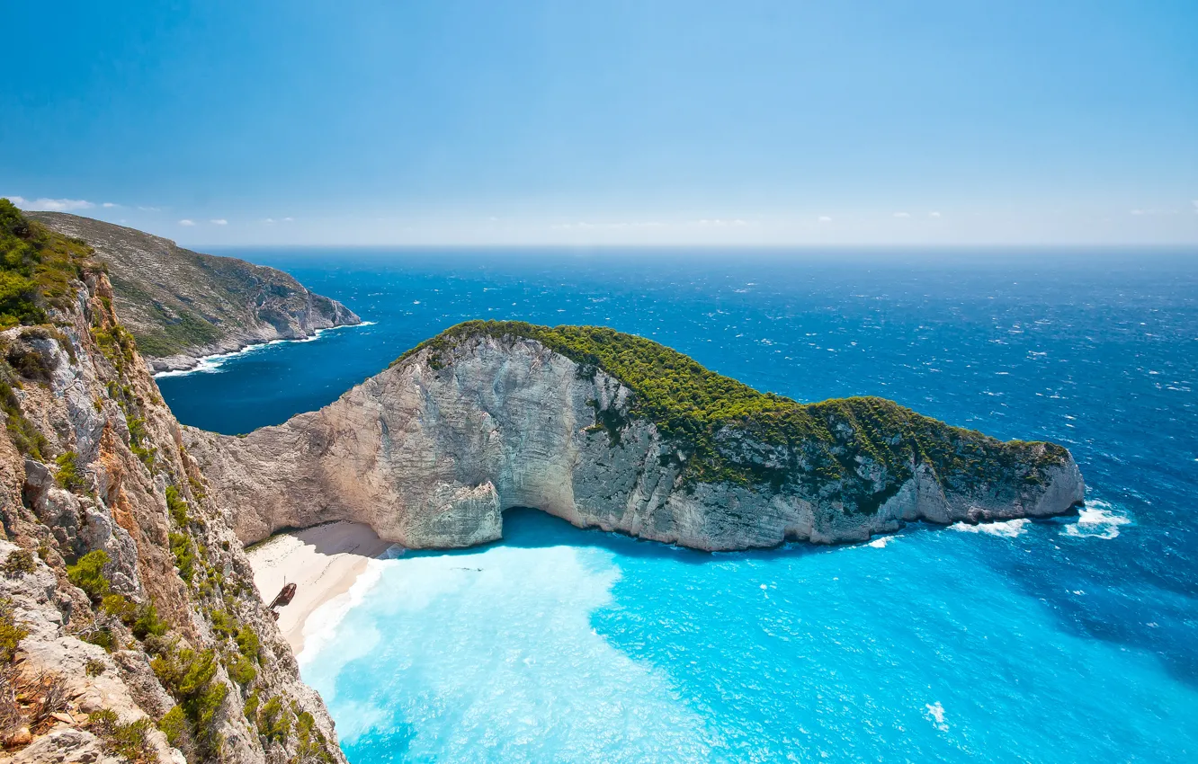 Фото обои море, лето, небо, Греция, David Havenhand рhotography, Ионические острова