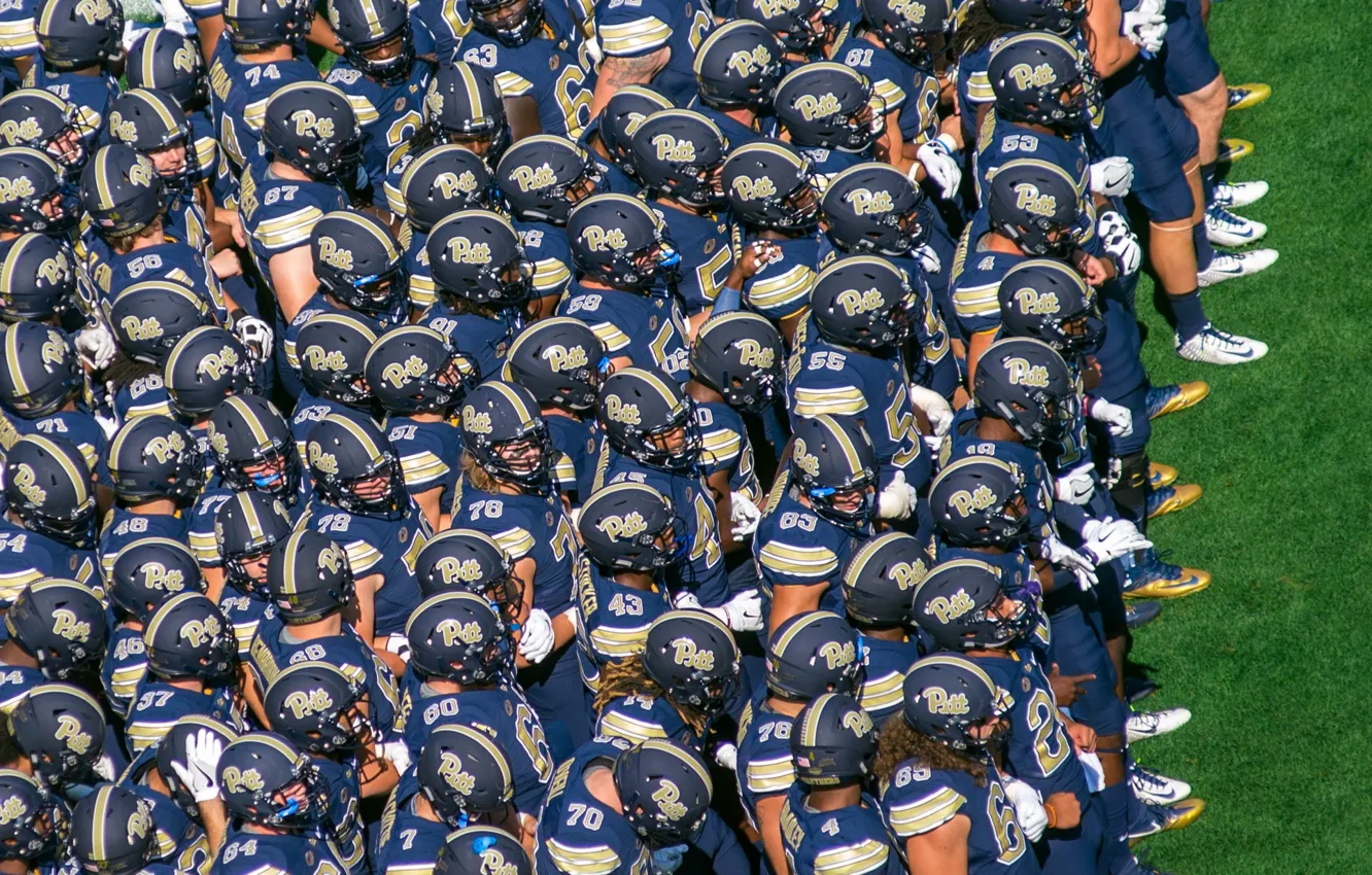 Фото обои спорт, американский футбол, игроки, Pitt vs Penn State