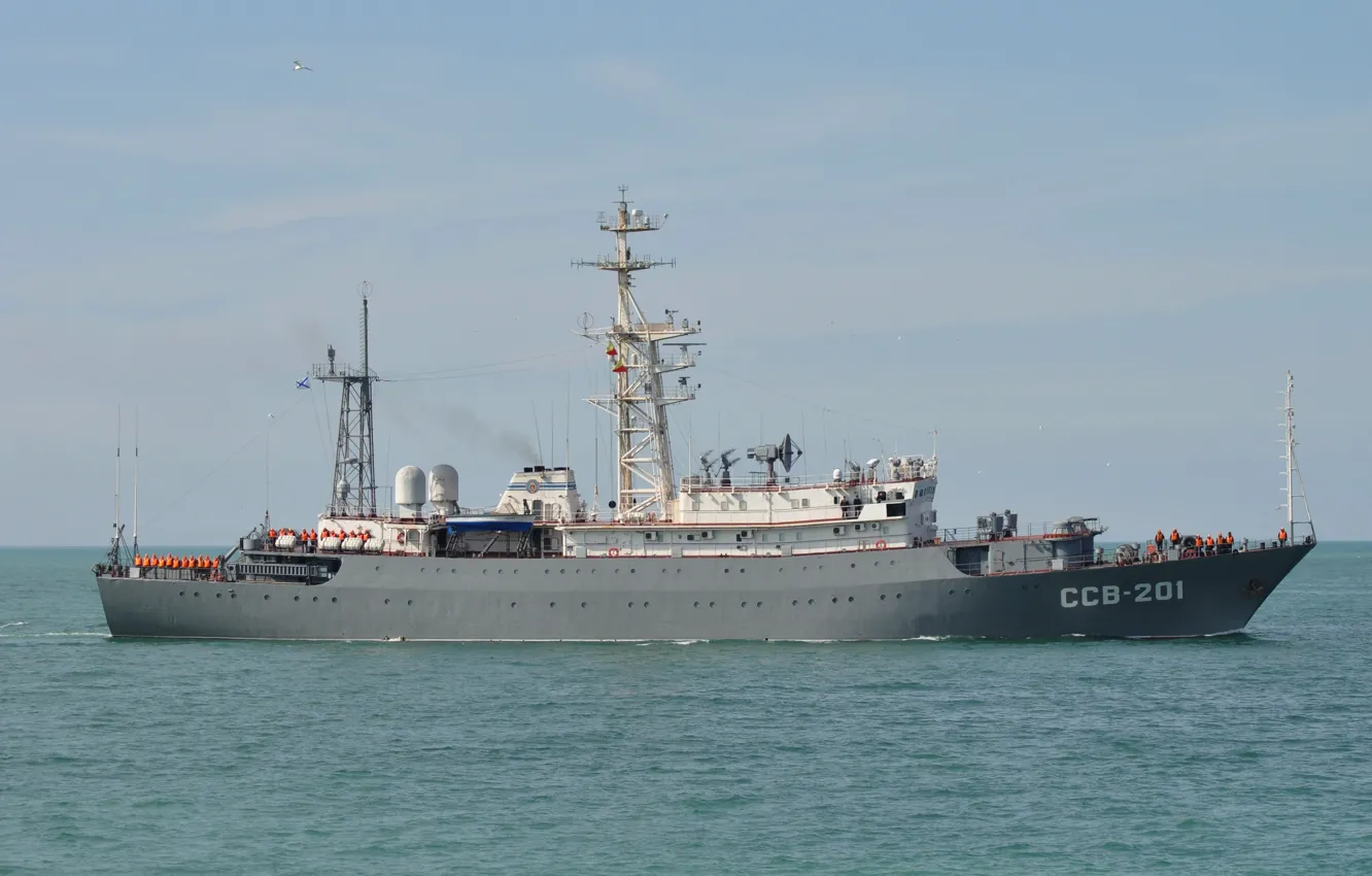 Фото обои корабль, флот, черное море, спасательный, вспомогательный