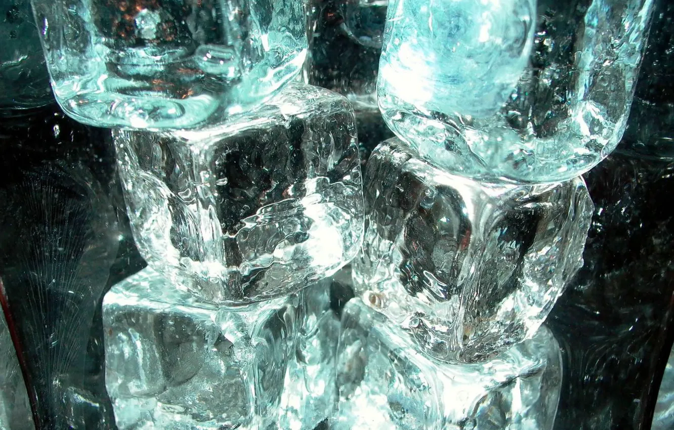 Фото обои холод, лед, кубики
