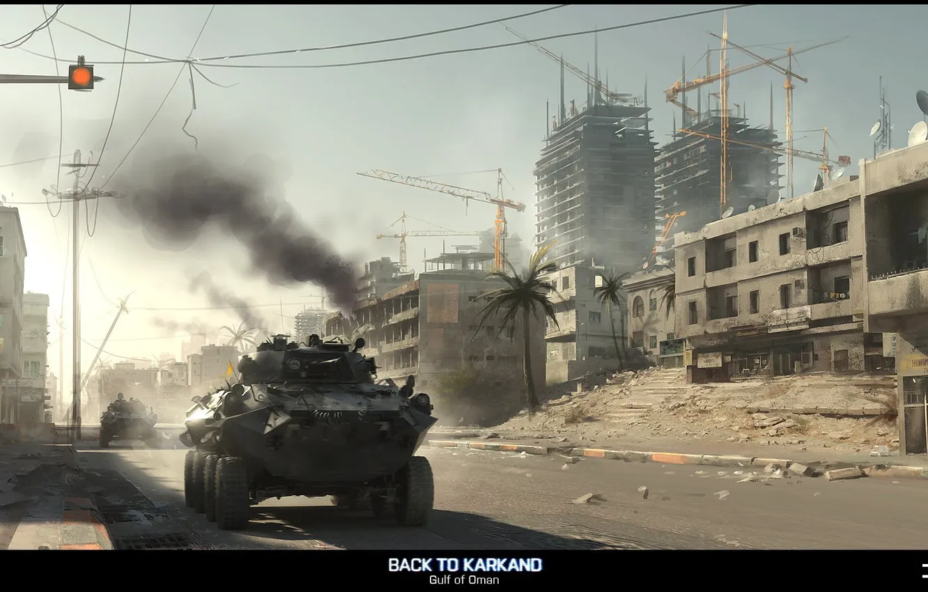 Фото обои игра, game, Battlefield 3, back to karkand