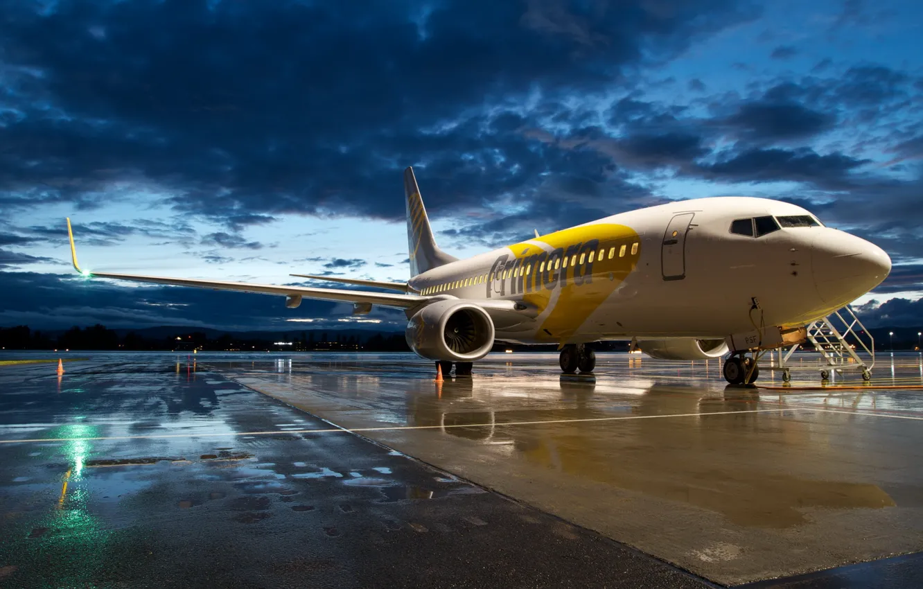 Фото обои авиация, самолёт, Boeing 737